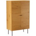 Fotelis Home4You Spintelė LINE 80x40xH130cm, melamiin Oak Barkiga Fotelis Home4You Spintelė LINE 80x40xH130cm, melamiin Oak Barkiga