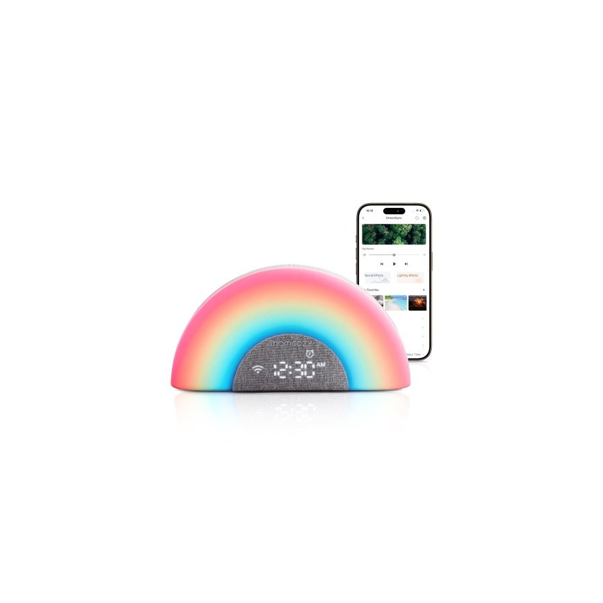 MOMCOZY MOBILUS УСТРОЙСТВО БЕЛОГО ШУМА С НОЧНЫМ СВЕТОМ
