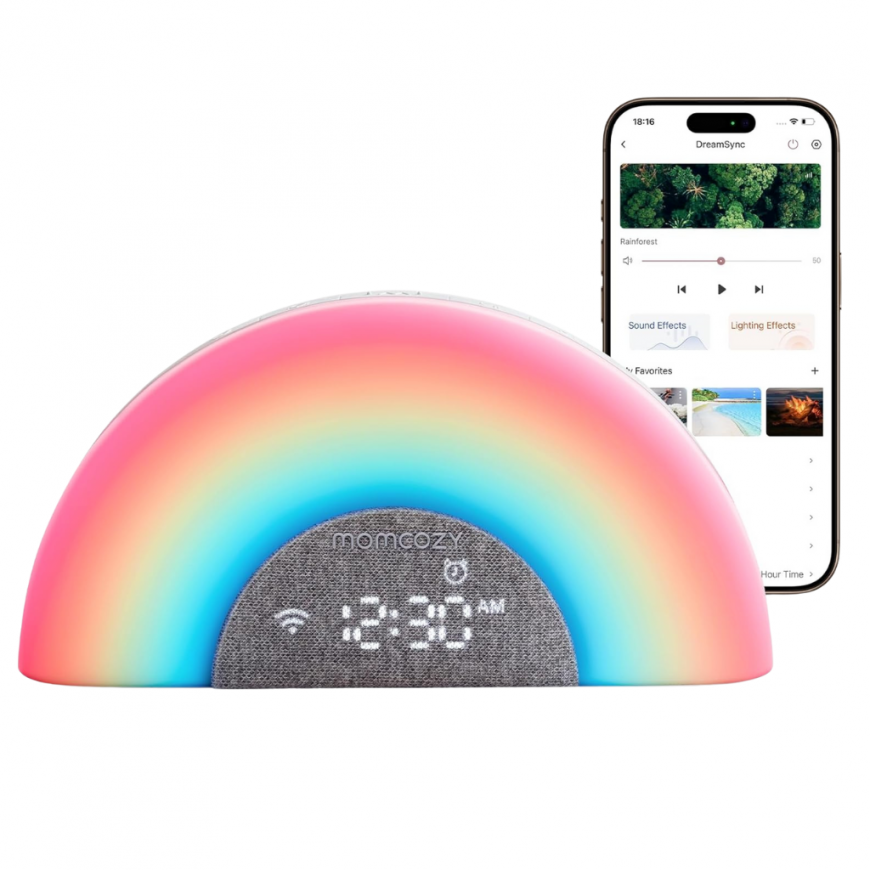 MOMCOZY MOBILUS УСТРОЙСТВО БЕЛОГО ШУМА С НОЧНЫМ СВЕТОМ – 2