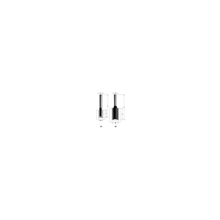 Тисевая перчатка фреза LEMAN F408-714-30 14 мм 8 мм – 2