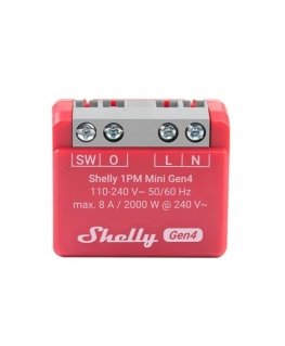 Shelly 1PM Mini Gen4 упаковка из 2 штук