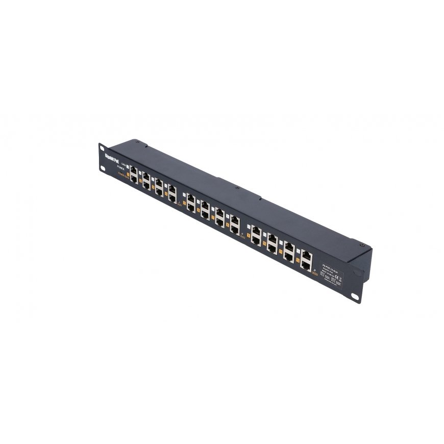 Extralink POE INJECTOR 12 PORT GIGABIT - 1 Gbps - 12-Port Tīkls Gigabit Ethernet 48 V – 3