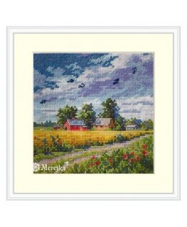 Merejka Cross Stitch Embroidery Kit "Summer" 11.5x11.5 cm SK279A