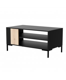 Cama MERCI coffee/lawn table 100 x 55 x 49 cm black/oak artisan