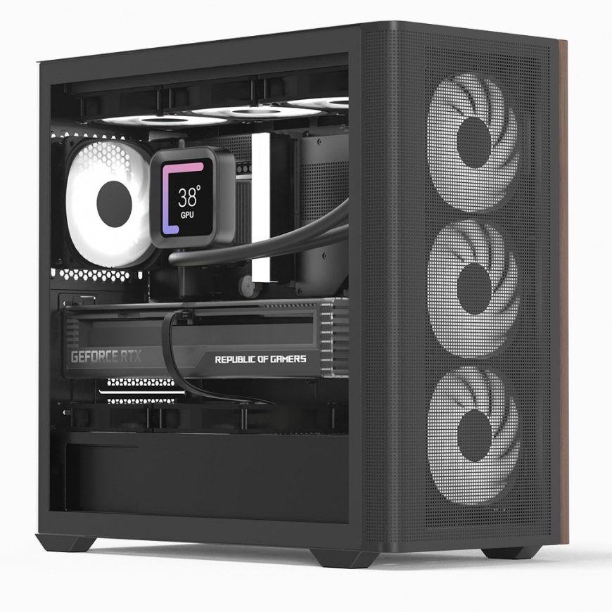 Aerocool D301A Mini Tower Melns, Koks