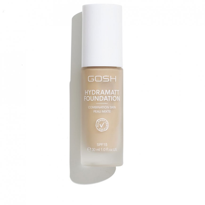 Gosh HYDRAMATT makeup base SPF15 01-medium dark red 30 ml