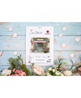 luca S Cross Stitch Kit "The Little Gift Shop" 26x21 cm SB1429