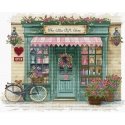 luca S Kryželiu siuvinējumu komplekts "The Little Gift Shop" 26x21 cm SB1429