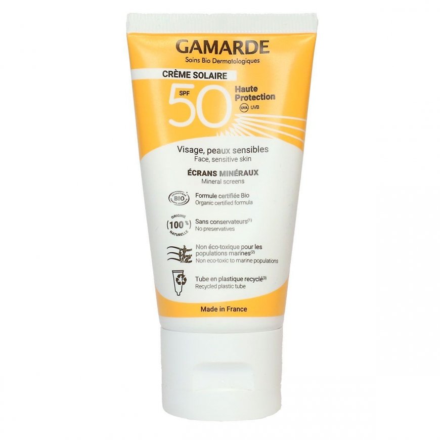 Gamarde Bio Sunscreen Cream for Face, SPF 50, 40 ml – 2