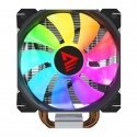 Savio SAVGCOVORTEXX2ARGB Datora dzesēšanas sistēma Chipset Gaisa dzesētājs 12 cm Melns 1 pcs