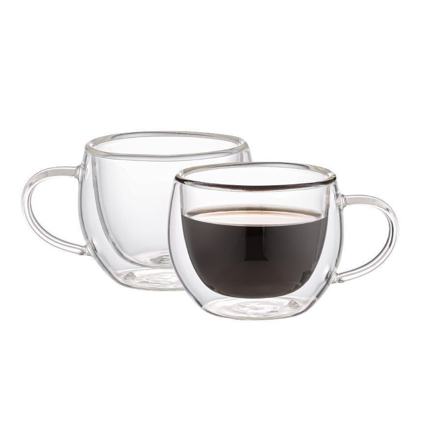 Termo stiklinės Zyle ZY2408DG 80 ml, 2 vnt.