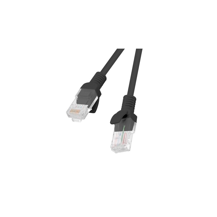 Lanberg PCU5-10CC-1000-BK tinklo kabelis Juoda 10 m Cat5e U/UTP (UTP)