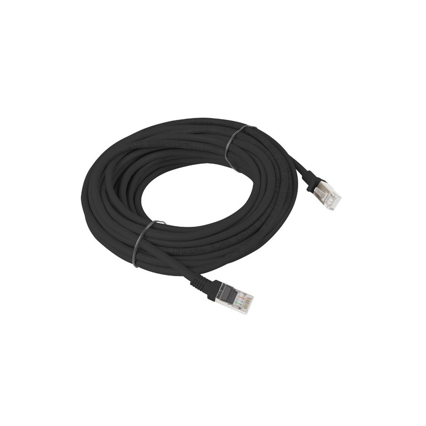 Lanberg PCU5-10CC-1000-BK tinklo kabelis Juoda 10 m Cat5e U/UTP (UTP) – 2