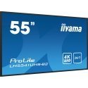 iiyama LH5541UHS-B2 infonäyttö Kioskimalli 138,7 cm (54.6") LCD 500 cd/m² 4K Ultra HD musta Sisäänra iiyama LH5541UHS-B2 infonäyttö Kioskimalli 138,7 cm (54.6") LCD 500 cd/m² 4K Ultra HD musta Sisäänra