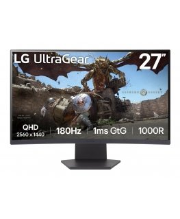 LG 27GS60QC-B PC lamekuvar 68,6 cm (27") 2560 x 1440 pikslit Full HD LCD Must
