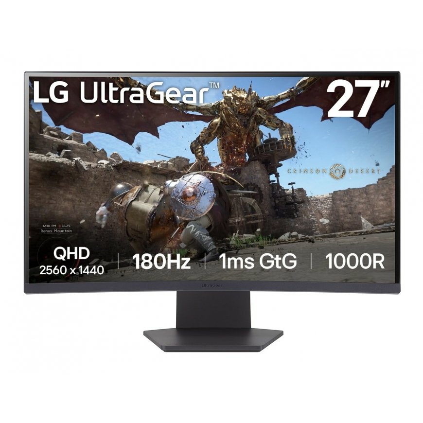 LG 27GS60QC-B monitori 68,6 cm