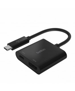 Belkin AVC002BTBK laptop dock/port replicator USB 3.2 Gen 1 (3.1 Gen 1) Type-C Black
