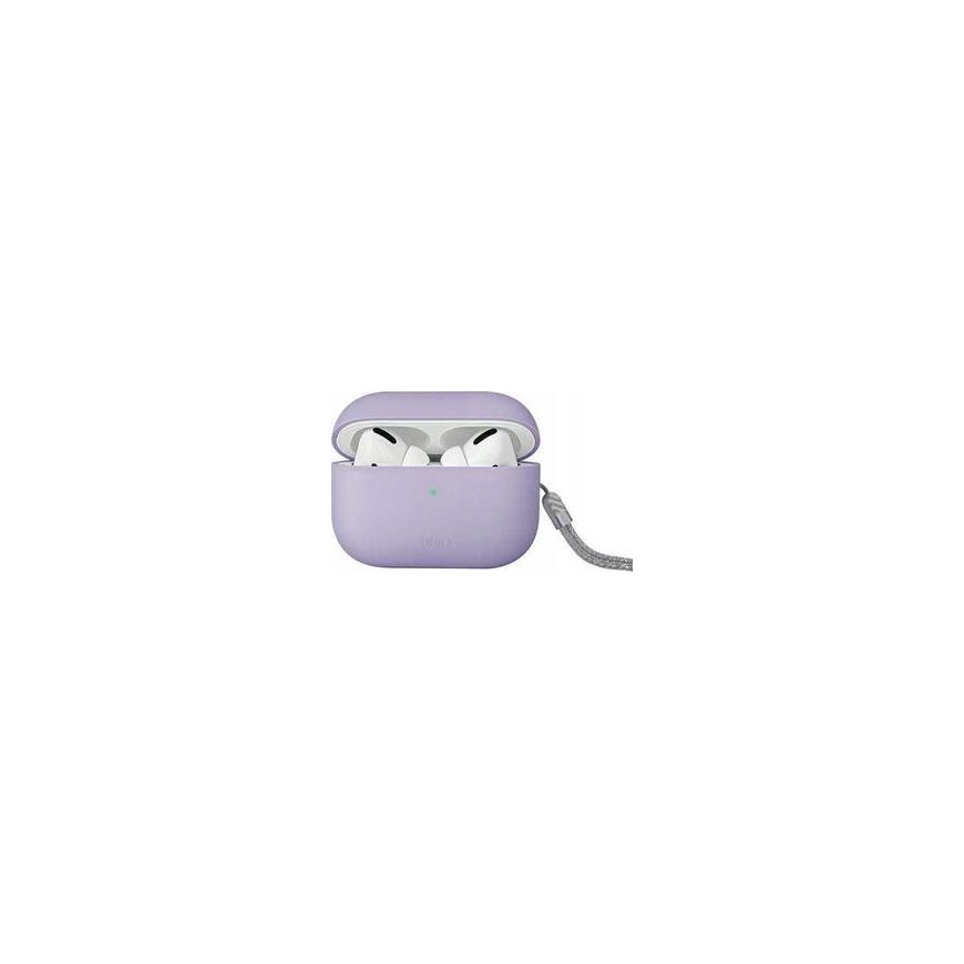 Uniq UNIQ dėklas Lino AirPods Pro 2 gen Silikoninis lelijos / alyvinės levandos