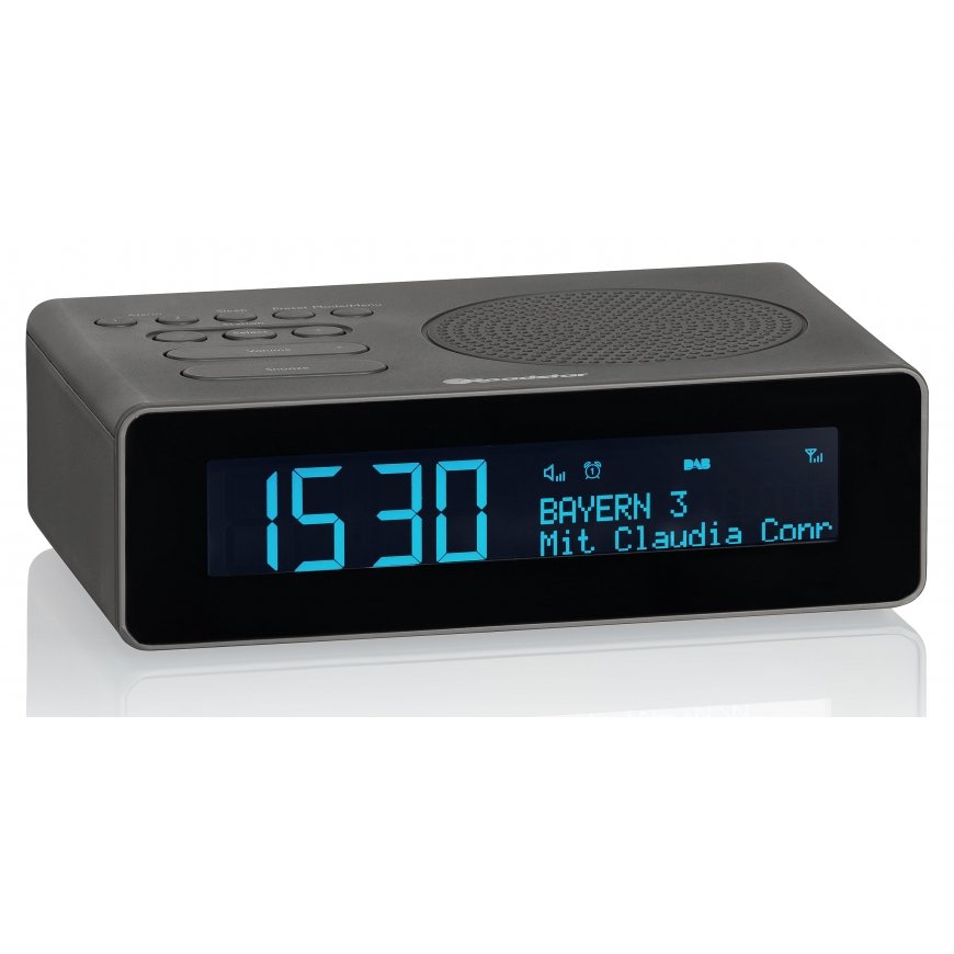 Roadstar CLR-290D+/BK radio Pulkstenis Analogais un
