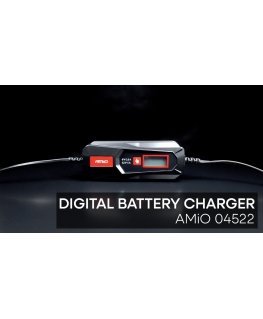 Digital charger lead acid std gel agm lfp max 5a 6v 12v amio-04522