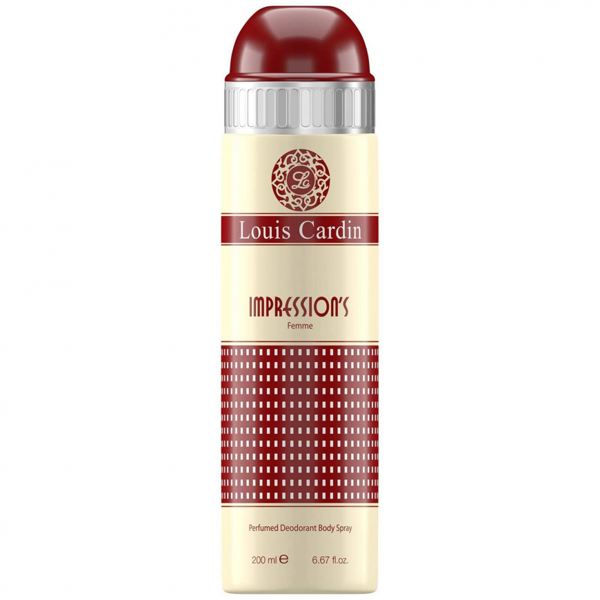 Louis Cardin, Impression’s, Deodorant Spray, For Women, 200 ml