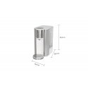 Unold Ava vedenkeitin 2,5 L 2600 W Hopea, Valkoinen