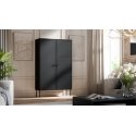 Cama Display case PALAZZO BIS 100x39x166 matte black Cama Display case PALAZZO BIS 100x39x166 matte black