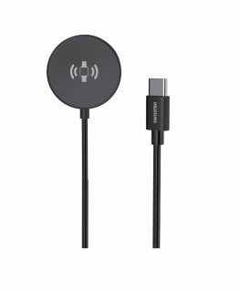 Swissten Wireless Magnetic Bezvadu Lādētjs priekš Samsung Galaxy Watch USB-C 1.2m