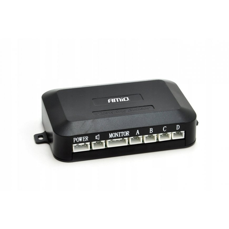 Amio Parking Sensor Kit TFT02 4.3 Inch with HD-402-LED Camera 4 Sensors Black Truck – 2