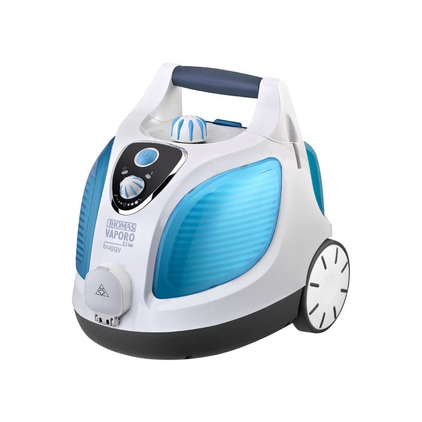 Thomas Vaporo Buggy Cilindrinis garinis siurblys 1,6 L 1400 W Mėlyna, Balta