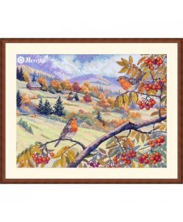 Merejka Kryželio rinkinys "Aukso raižīti kalni" 31x40 cm SK274