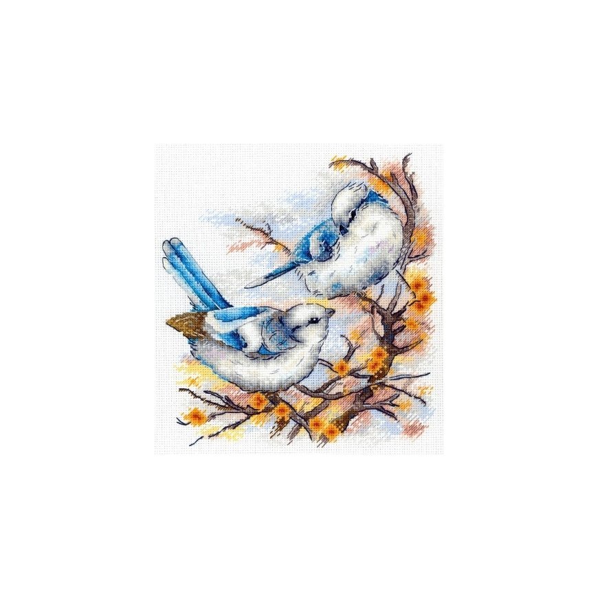 Beldizart Krustveida izšuvumu komplekts „Lidojoši aristokrāti“ 20x18 cm SNV-924 – 2