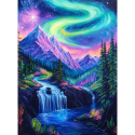 Beldizart Diamond Painting Kit with Frame "Northern Lights" 30x40 cm VA864