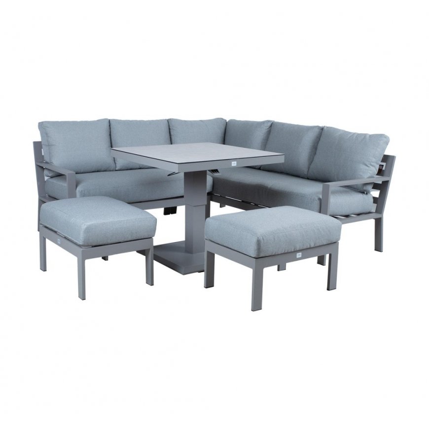 Lauko mööbli komplekt Home4You Soodbaldide komplekt RIO 4-osaline, hallikas beež