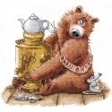Набор для вышивания крестом Beldizart „Чайная вечеринка“ 20 х 18,5 см SANCH-11 Набор для вышивания крестом Beldizart „Чайная вечеринка“ 20 х 18,5 см SANCH-11