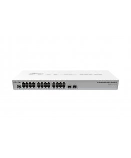 Mikrotik CRS326-24G-2S+RM verkkokytkin Hallittu L2 Gigabit Ethernet (10/100/1000) Harmaa