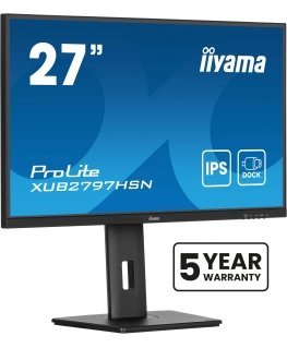 iiyama ProLite XUB2797HSN-B2 kompiuterio monitorius 68,6 cm (27") 1920 x 1080 pikseliai „Full HD“ LE
