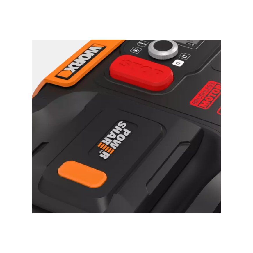 WORX WR167E zāles pļāvējs Robotizēts zāles pļāvējs Baterija Melns, Oranžs – 3