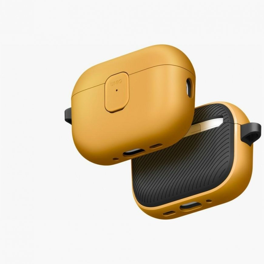UNIQ Clyde Case for AirPods Pro 3rd Gen Yellow and Gray