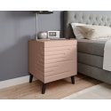 Cama NOVA SZF RO ночной/прикроватный столик Прикроватная тумбочка 1 ящик(и) Розовый