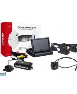 Amio parkēšanās sensoru komplekts tft02 4,3 "ar HD-310 kameru, 4 sensori, melns kravas auto