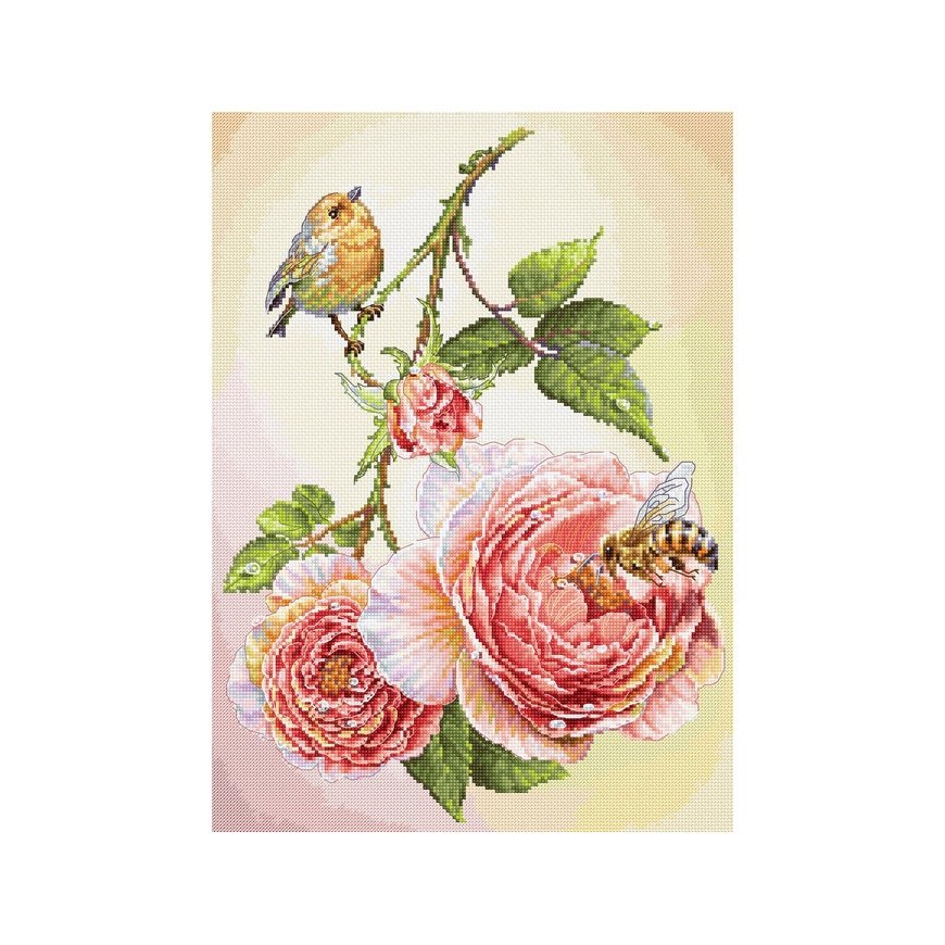 Luca S Cross-Stitch Embroidery Kit. "Breakfast" 25x35 cm SB7053 – 2