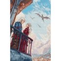 Letistitch kryželiu siuvinėjimo rinkinys "Hearts Over Kings" 29 x 43 cm SLETIL9961