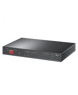 TP-Link TL-SG1210PP tinklo komutatorius Ne-valdomas Gigabit Ethernet (10/100/1000) Maitinimas per Eternetą (PoE) Juoda