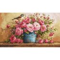 luca S Krusts izšūšanas komplekts. "Bagātīga ziedu pušķis" 60 x 35 cm SB7055 luca S Krusts izšūšanas komplekts. "Bagātīga ziedu pušķis" 60 x 35 cm SB7055