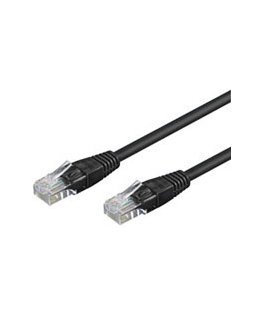 Goobay CAT 6-1500 UTP Black 15m networking cable