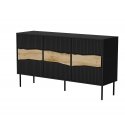 Cama INSERTO 3D chest of drawers 143.5x40x80 black + LED Cama INSERTO 3D chest of drawers 143.5x40x80 black + LED