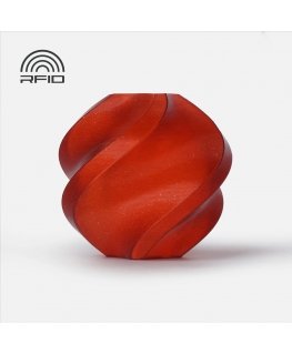 Bambu Lab PLA Sparkle plastikas 1.75mm 1kg – komplektiivne uuesti kasutatav rull – Crimson Punane Sparkle