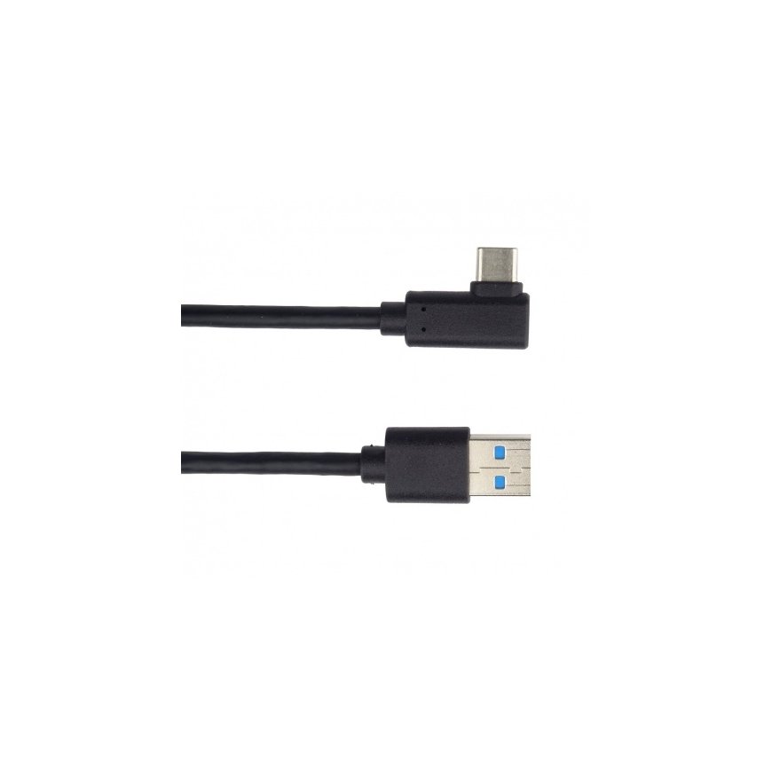 PremiumCord USB-A - USB-C kaabel 2 m Must