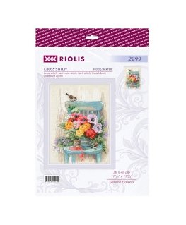 Uab Riolis ristikkovuorauksen sarja "Sadon kukat" 30x40 SR2299